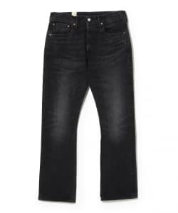 RRL / Slim Boots Distressed Selvedge Jeans