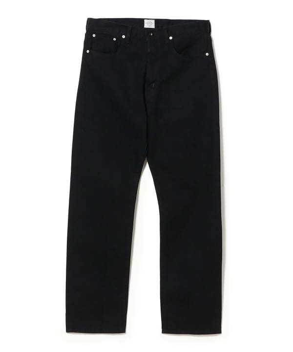 POST OVERALLS / #1397-BO No.2 Fiver Pocket : denim blackout