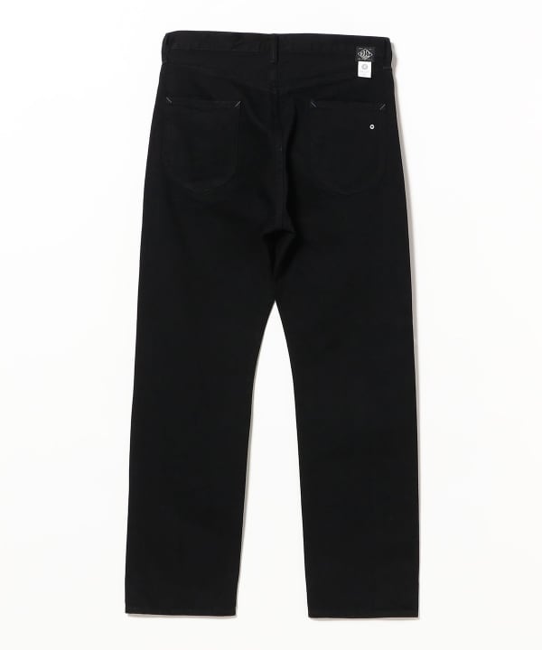 POST OVERALLS / #1397-BO No.2 Fiver Pocket : denim blackout