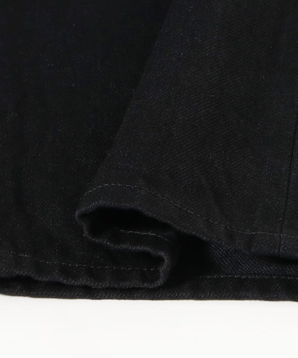 POST OVERALLS / #1397-BO No.2 Fiver Pocket : denim blackout