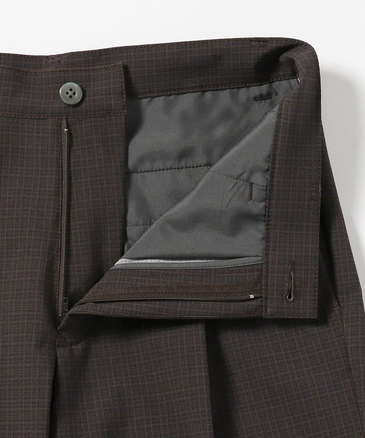 BEAMS PLUS BEAMS PLUS Print 1 Pleat Trousers (Pants, Casual Pants