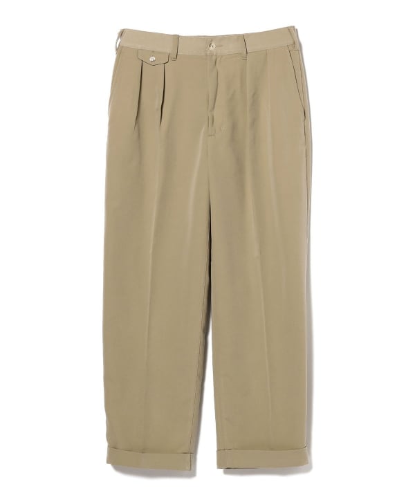 Beams Plus - 2 Pleats Trousers in Sand – stoy