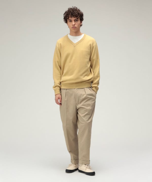 BEAMS PLUS（ビームス プラス）2 Pleats Tapered Twill（パンツ