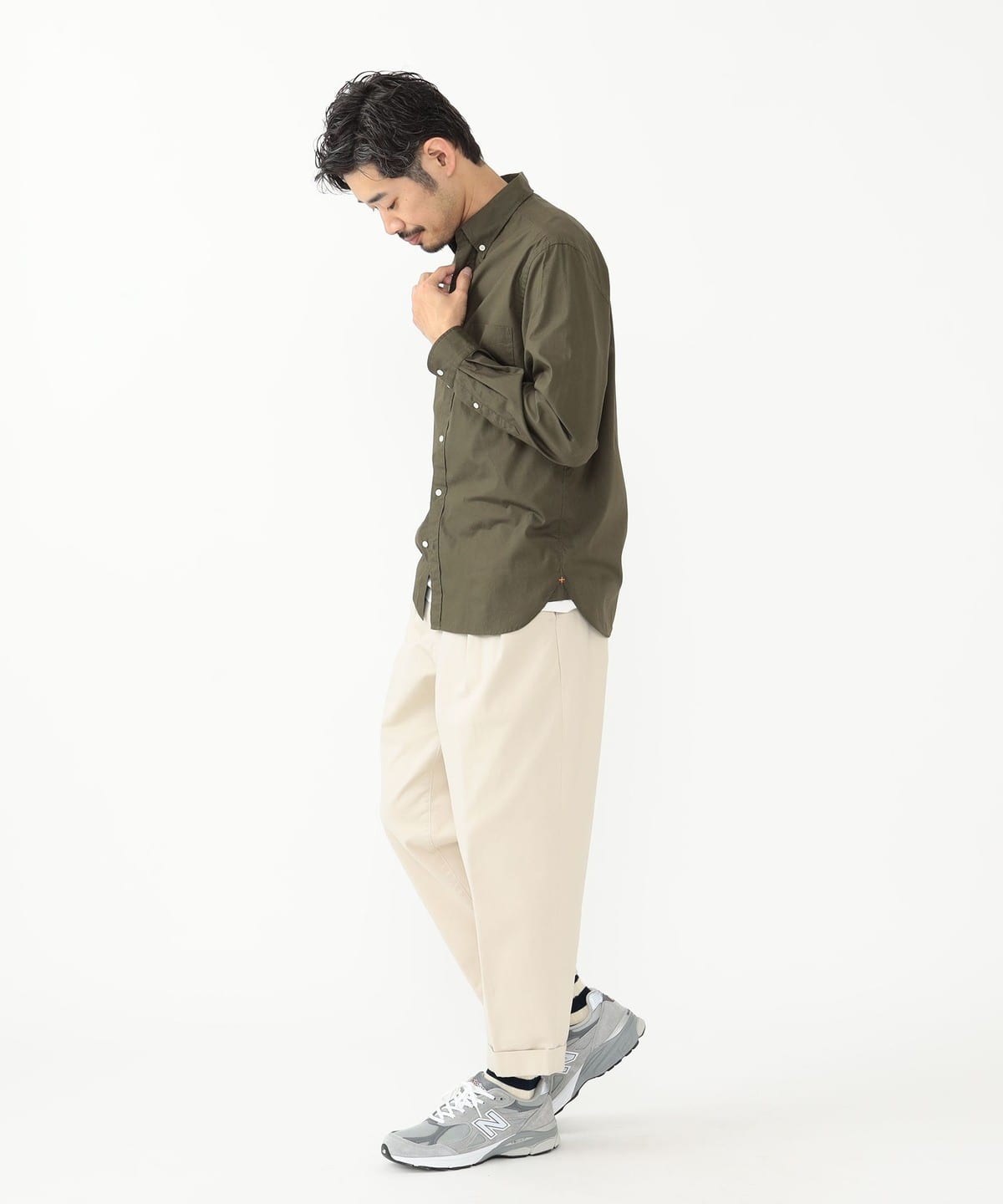BEAMS PLUS（ビームス プラス）2 Pleats Tapered Twill（パンツ