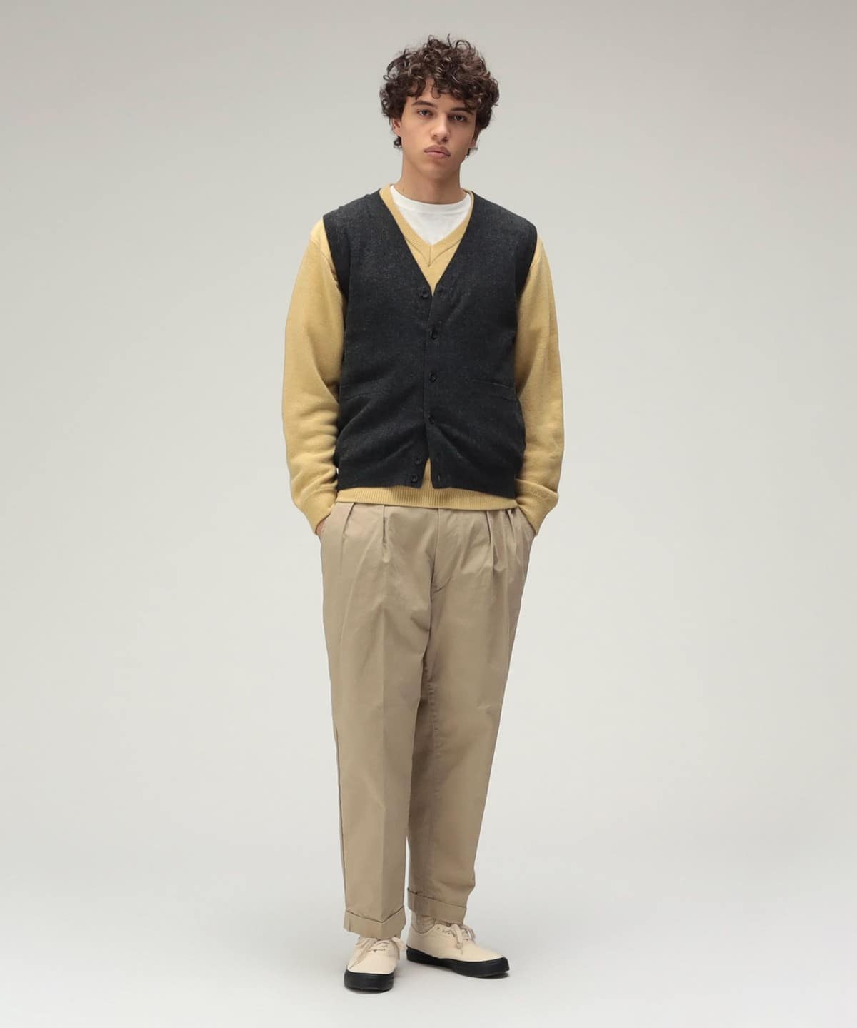 BEAMS PLUS(ビームス プラス)2 Pleats Tapered Twill(パンツ BEAMS PLUS(ビームス プラス)2 Pleats Tapered Twill(パンツ