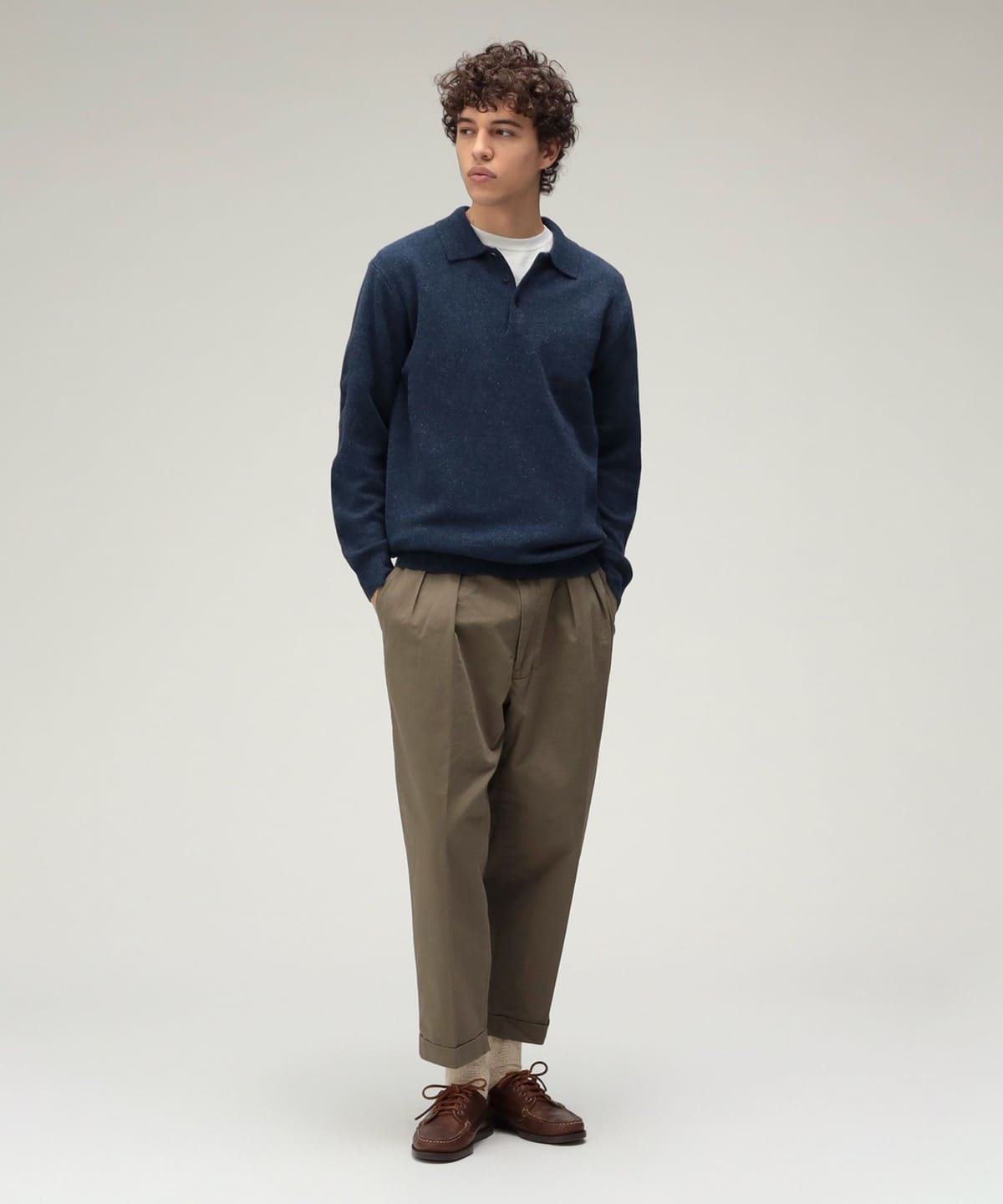 BEAMS PLUS（ビームス プラス）2 Pleats Tapered Twill（パンツ