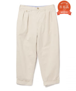 2 Pleats Tapered Twill