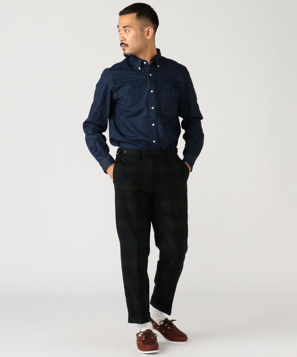 BEAMS PLUS（ビームス プラス）IVY Trousers Ankle-Cut Flannel（パンツ スラックス）通販｜BEAMS