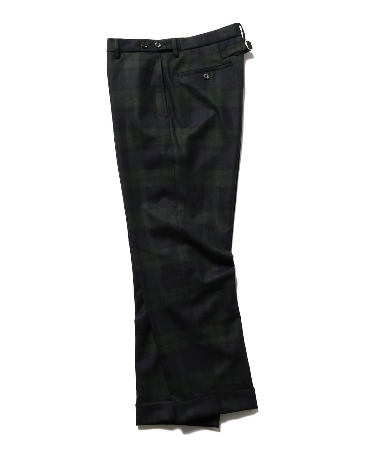 IVY Trousers Ankle-Cut Flannel パンツ MEN BLACK WATCH S IVY Trousers Ankle-Cut Flannel パンツ MEN BLACK WATCH S