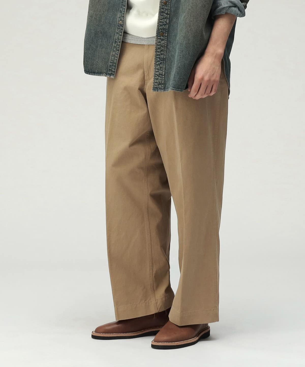 BEAMS PLUS MIL Trousers Twill (BEAMS PLUS, chino pants) for sale