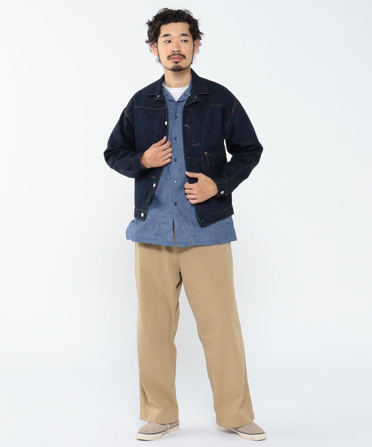 BEAMS PLUS MIL Trousers Twill (BEAMS PLUS, chino pants) for sale