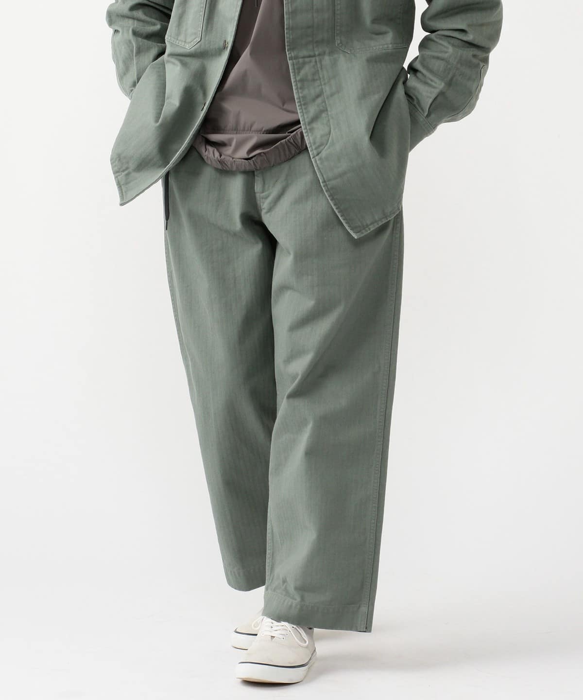 BEAMS PLUS（ビームス プラス）MIL Trousers Herringbone（パンツ