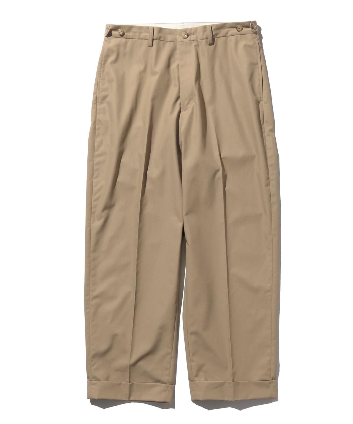 BEAMS PLUS IVY Trousers Wide High Density Cotton (pants BEAMS PLUS