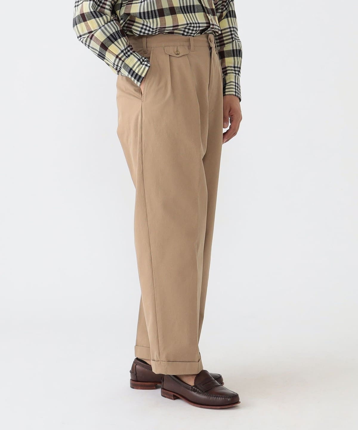 BEAMS PLUS（ビームス プラス）BEAMS PLUS / 2 Pleats Trousers Twill 