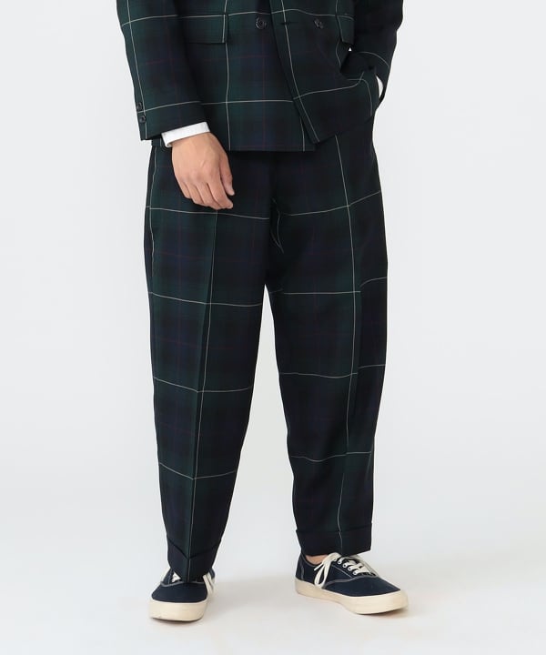 BEAMS PLUS（ビームス プラス）IVY Trousers Wide TW Plaid（パンツ スラックス）通販｜BEAMS