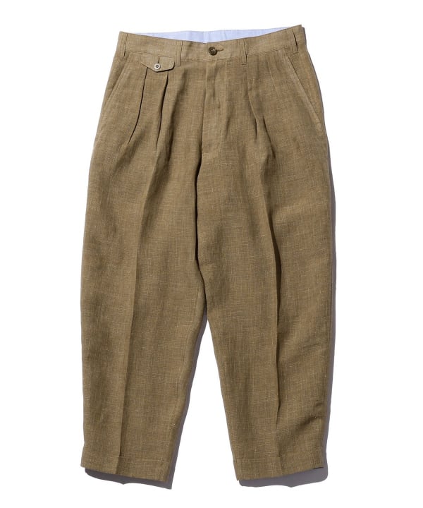 BEAMS PLUS（ビームス プラス）BEAMS PLUS / 2 Pleats Tapered Linen 