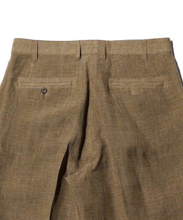 BEAMS PLUS（ビームス プラス）BEAMS PLUS / 2 Pleats Tapered Linen 