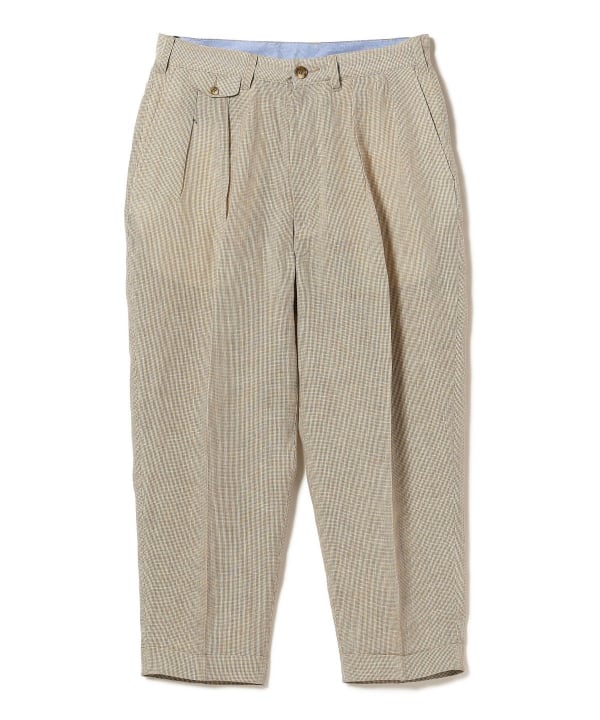 BEAMS PLUS（ビームス プラス）BEAMS PLUS / 2 Pleats Tapered Linen 