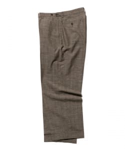 ▲IVY Trousers Wide TW Linen Plaid