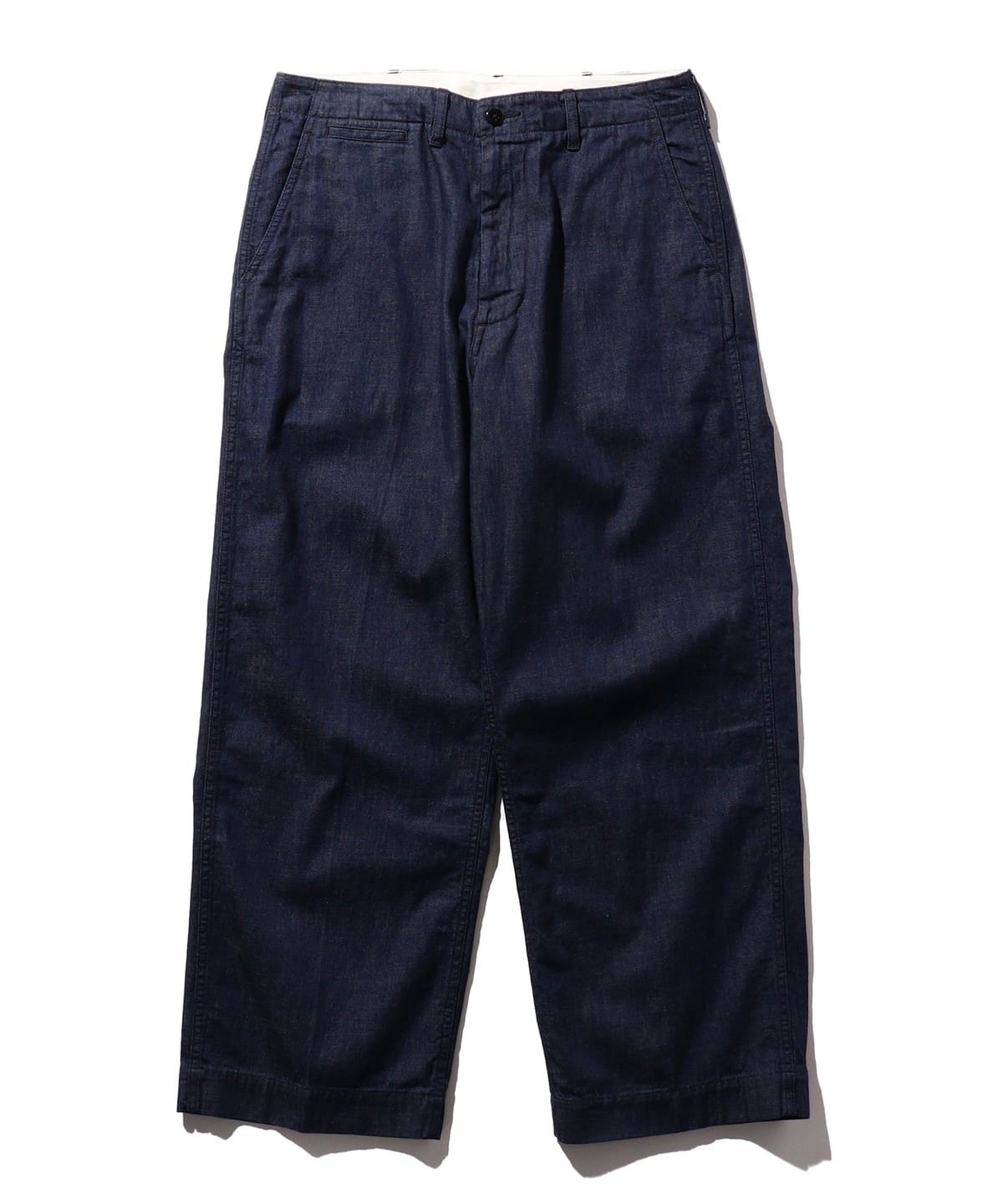 BEAMS PLUS / 8oz デニム ミリタリー トラウザーズ