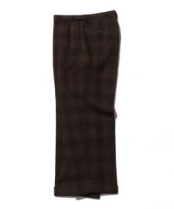 IVY Trousers Wide Recycle Wool Plaid