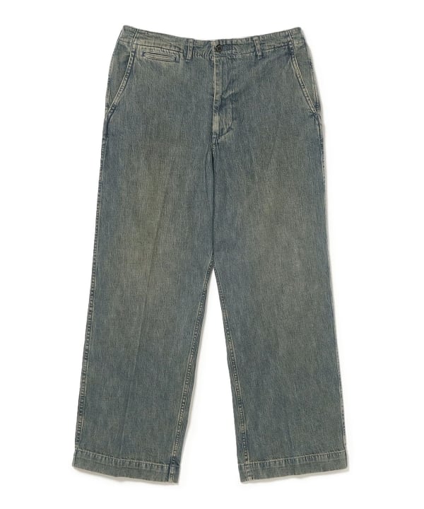 BEAMS PLUS MIL Trousers Denim Double Dye (pants, denim BEAMS