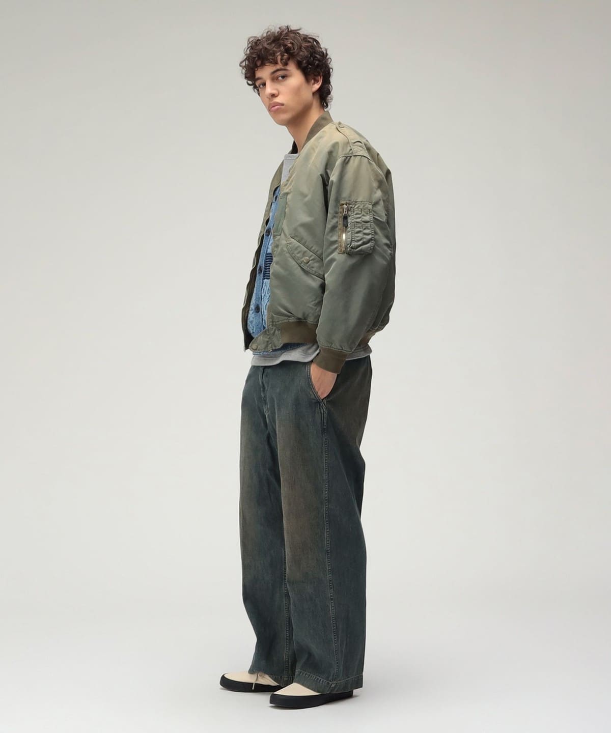 BEAMS PLUS（ビームス プラス）MIL Trousers Denim Double Dye（パンツ