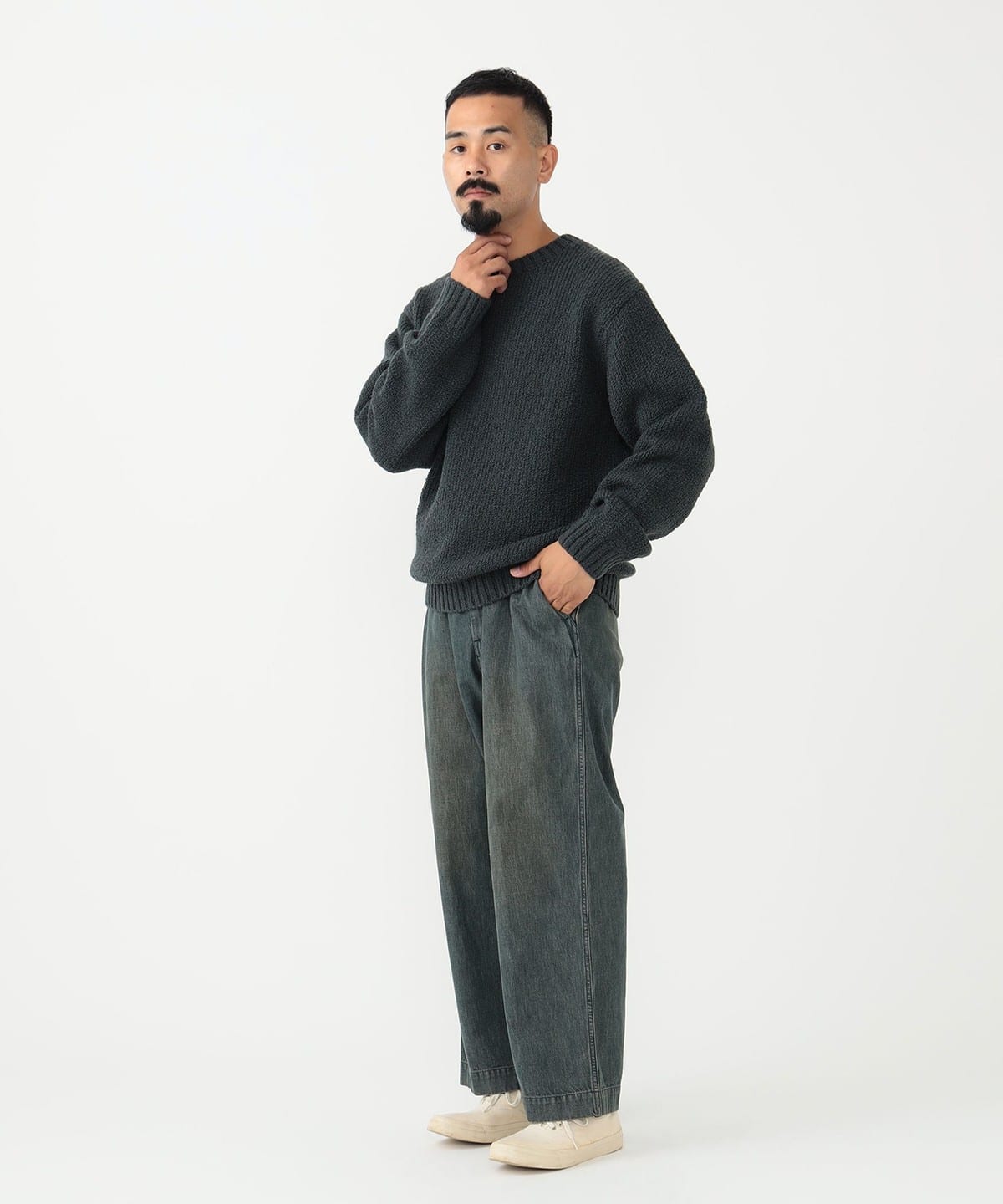 BEAMS PLUS（ビームス プラス）MIL Trousers Denim Double Dye（パンツ
