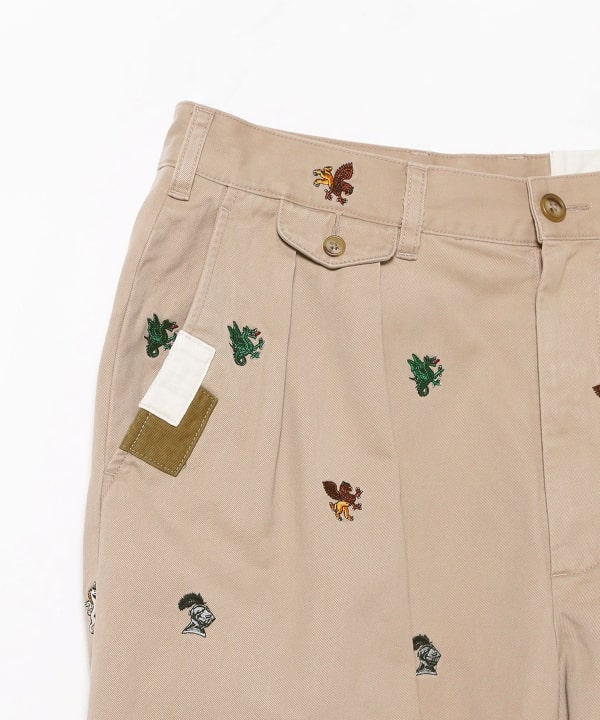 BEAMS PLUS（ビームス プラス）【別注】PALACE / PLEATED TROUSERS TWILL（パンツ カジュアルパンツ ）通販｜BEAMS