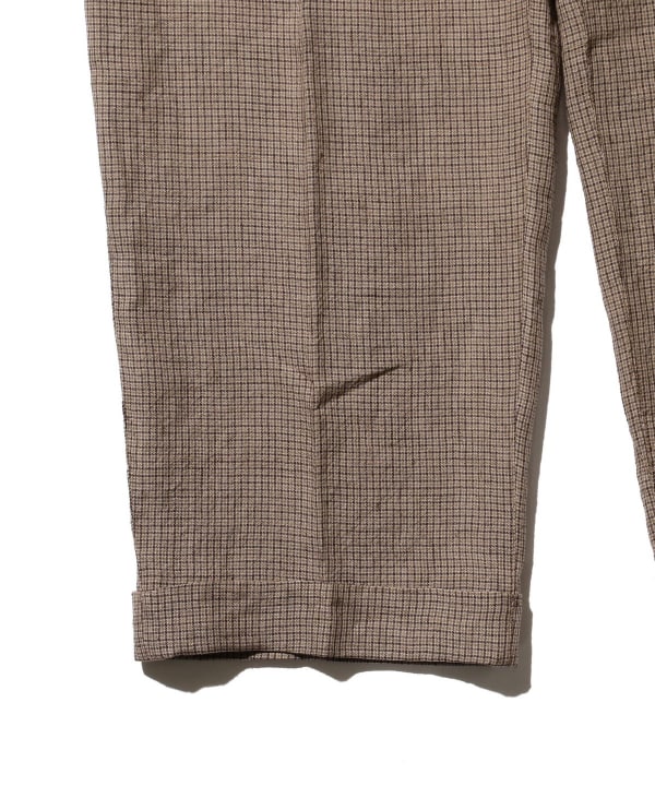 BEAMS PLUS(ビームス プラス)2 Pleats Trousers Linen Cupra BEAMS PLUS(ビームス プラス)2 Pleats Trousers Linen Cupra