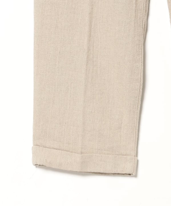 BEAMS PLUS（ビームス プラス）2 Pleats Relax Trousers Linen