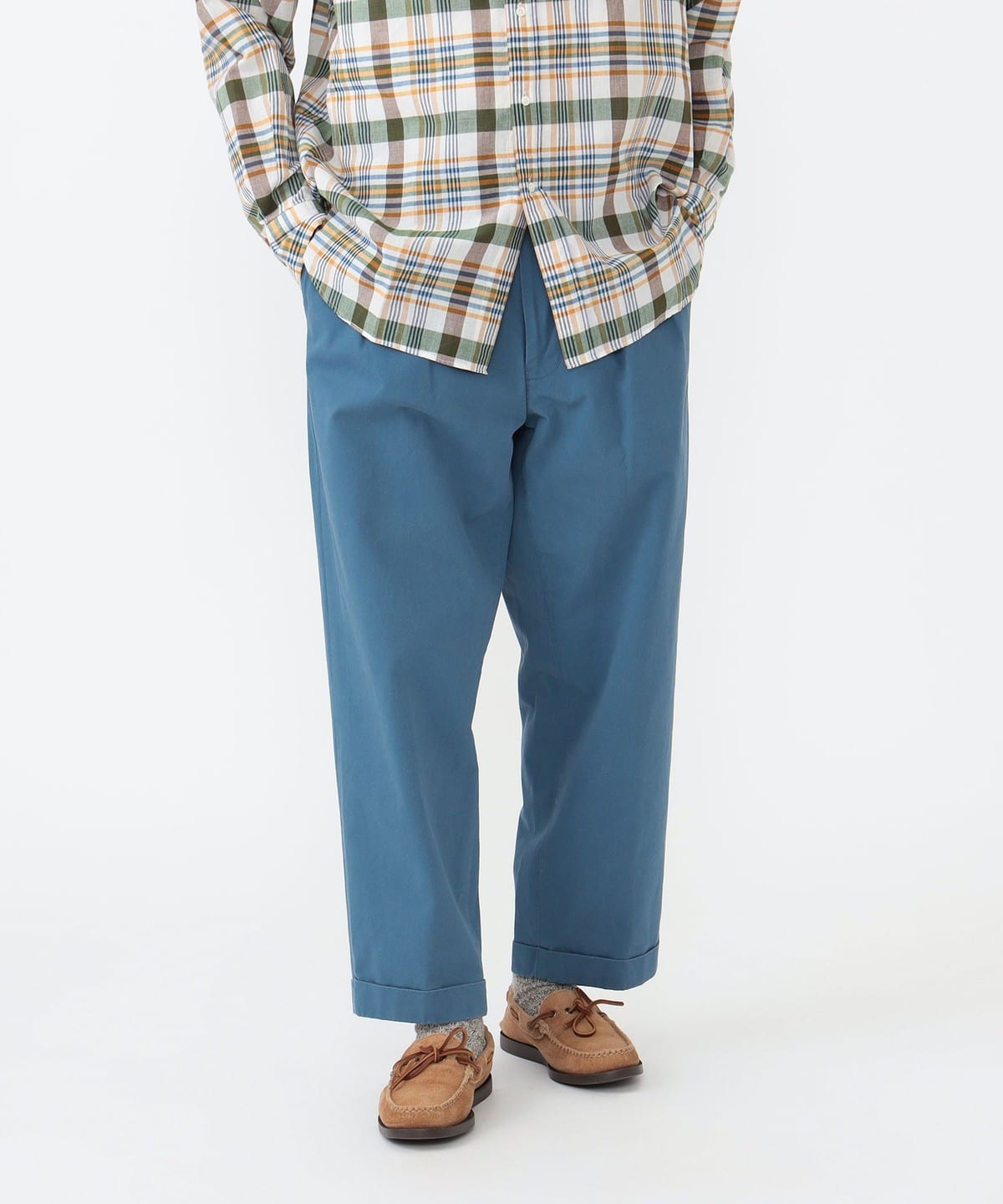 BEAMS PLUS BEAMS PLUS Pleats Trousers Twill Bio Washed (pants