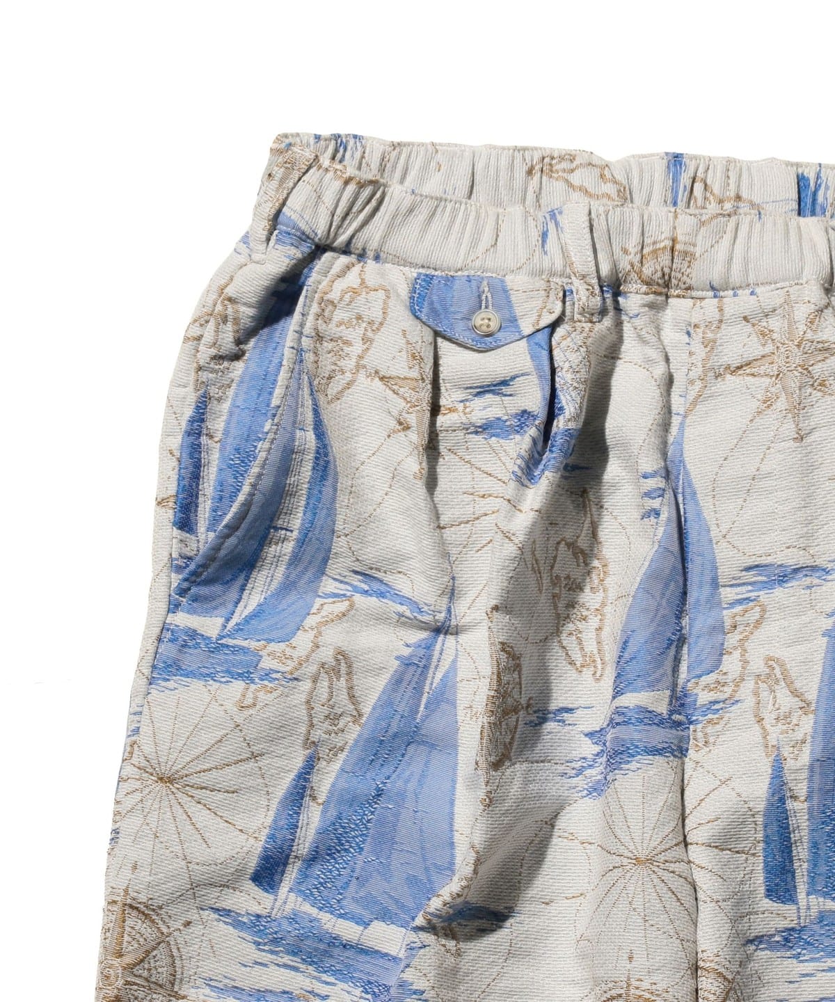 【Yacht】2 Pleats Relax Trousers Yacht Jacquard 2 Pleats Relax Trousers Yacht Jacquard