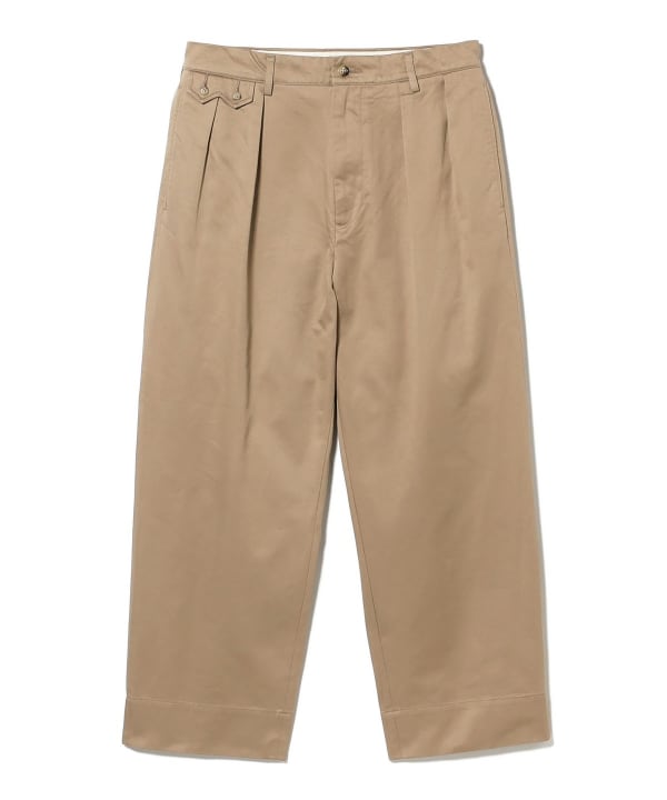 BEAMS PLUS BEAMS PLUS / Sawtooth Flap 2Pleats Trousers Twill BEAMS PLUS BEAMS PLUS / Sawtooth Flap 2Pleats Trousers Twill