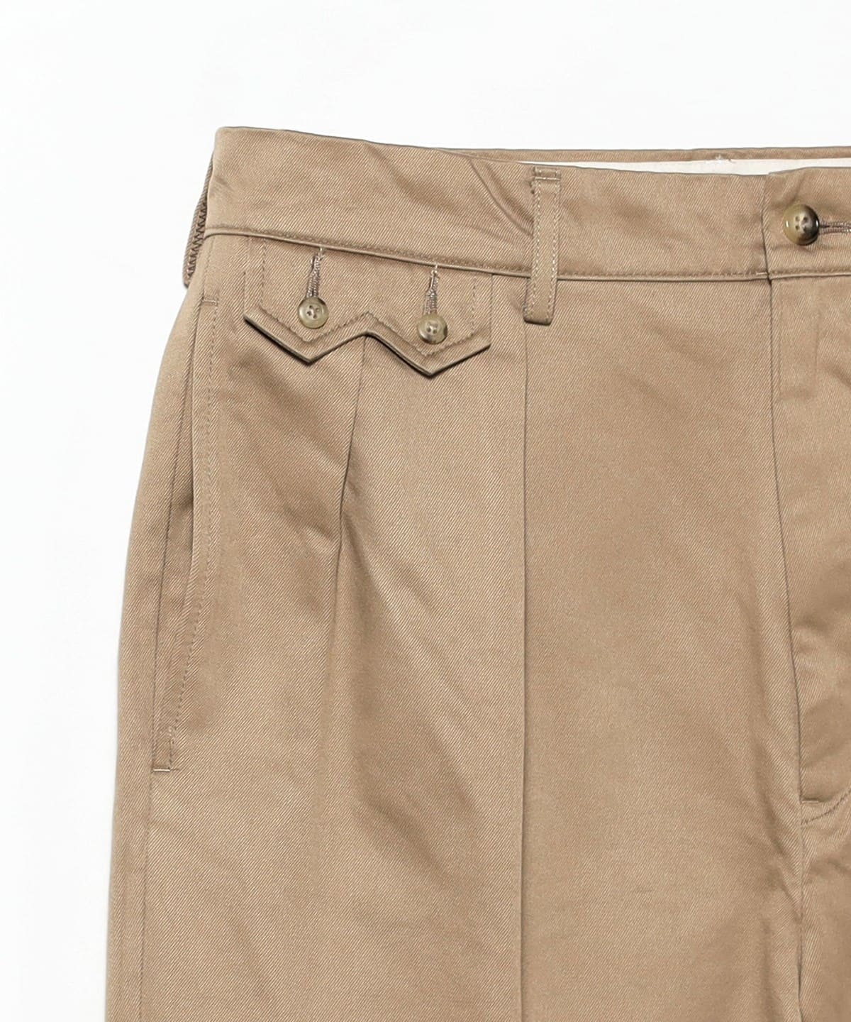 BEAMS PLUS BEAMS PLUS / Sawtooth Flap 2Pleats Trousers Twill