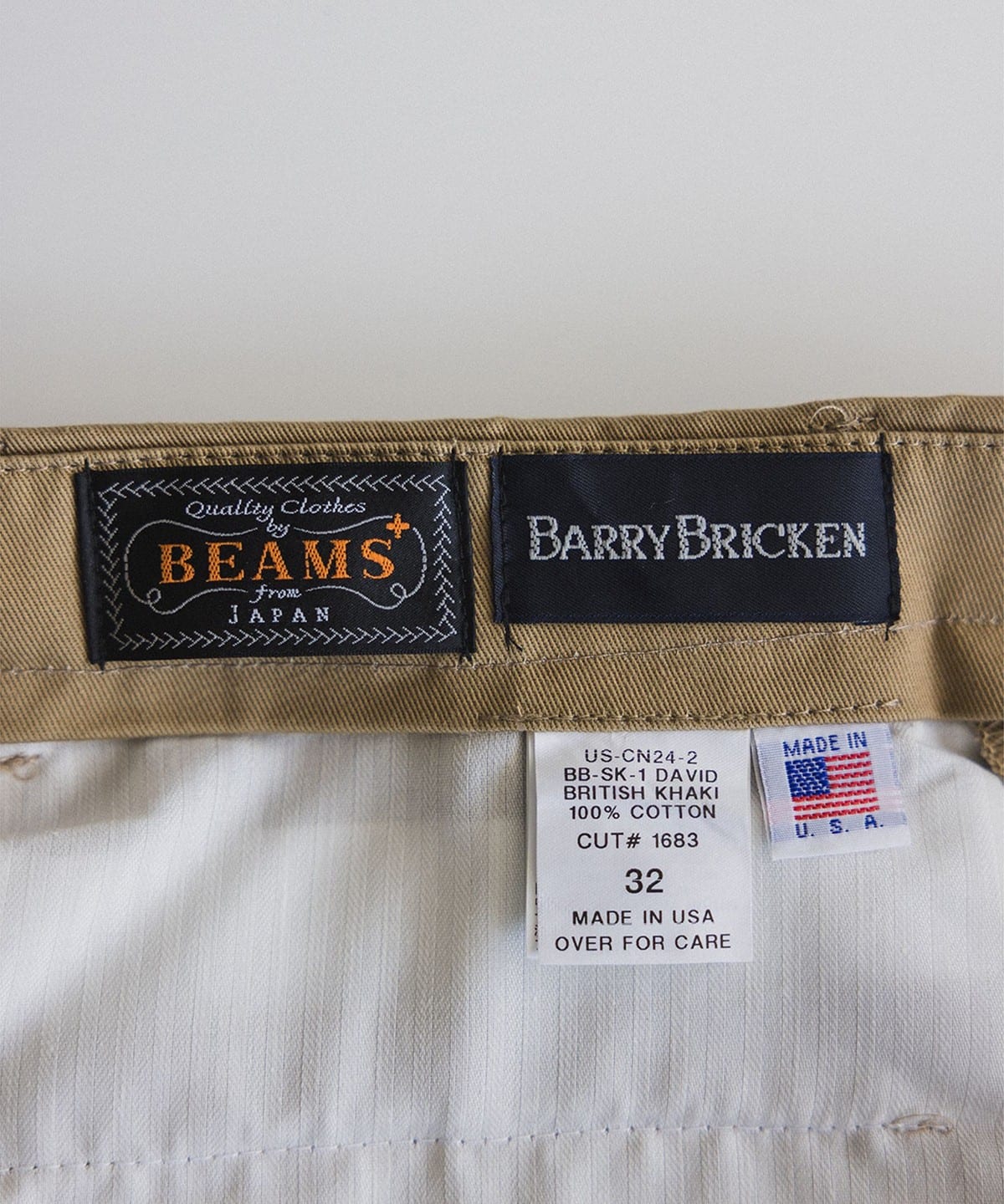 BEAMS PLUS（ビームス プラス）【別注】BARRY BRICKEN / Plain Front