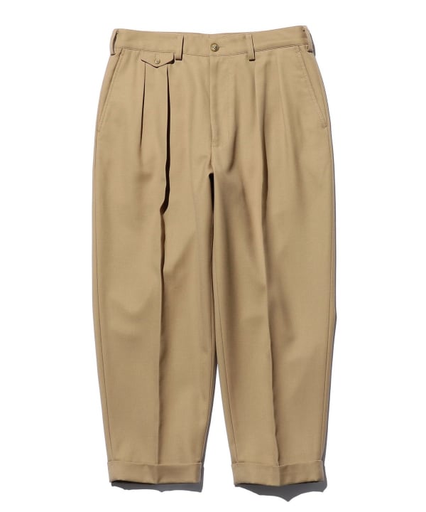 BEAMS PLUS（ビームス プラス）2 Pleats Tapered Laundry Wool（パンツ