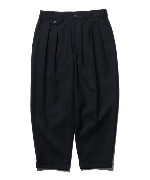 BEAMS PLUS（ビームス プラス）2 Pleats Tapered Laundry Wool（パンツ
