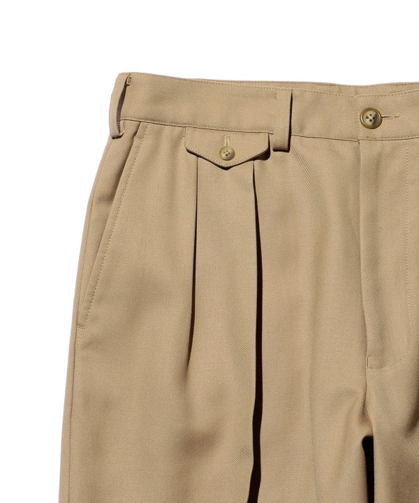 BEAMS PLUS（ビームス プラス）2 Pleats Tapered Laundry Wool（パンツ