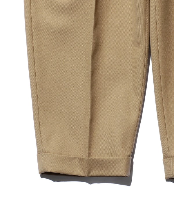 BEAMS PLUS（ビームス プラス）2 Pleats Tapered Laundry Wool