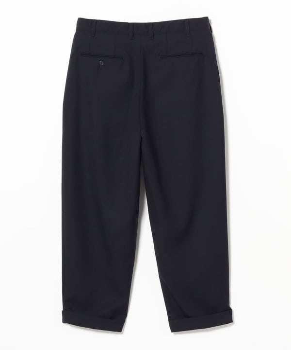パンツ BEAMS PLUS 2 Pleats Twill BEAMS PLUS / 2 Pleats Twill Trousers Black