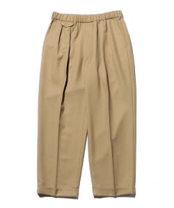 2 Pleats Relax Trousers Laundry Wool