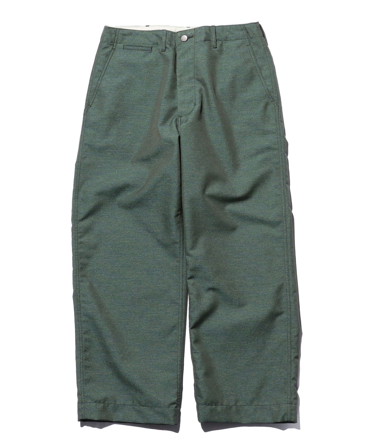 MIL Trousers Iridescent Twill パンツ MEN GREEN M MIL Trousers Iridescent Twill パンツ MEN GREEN M