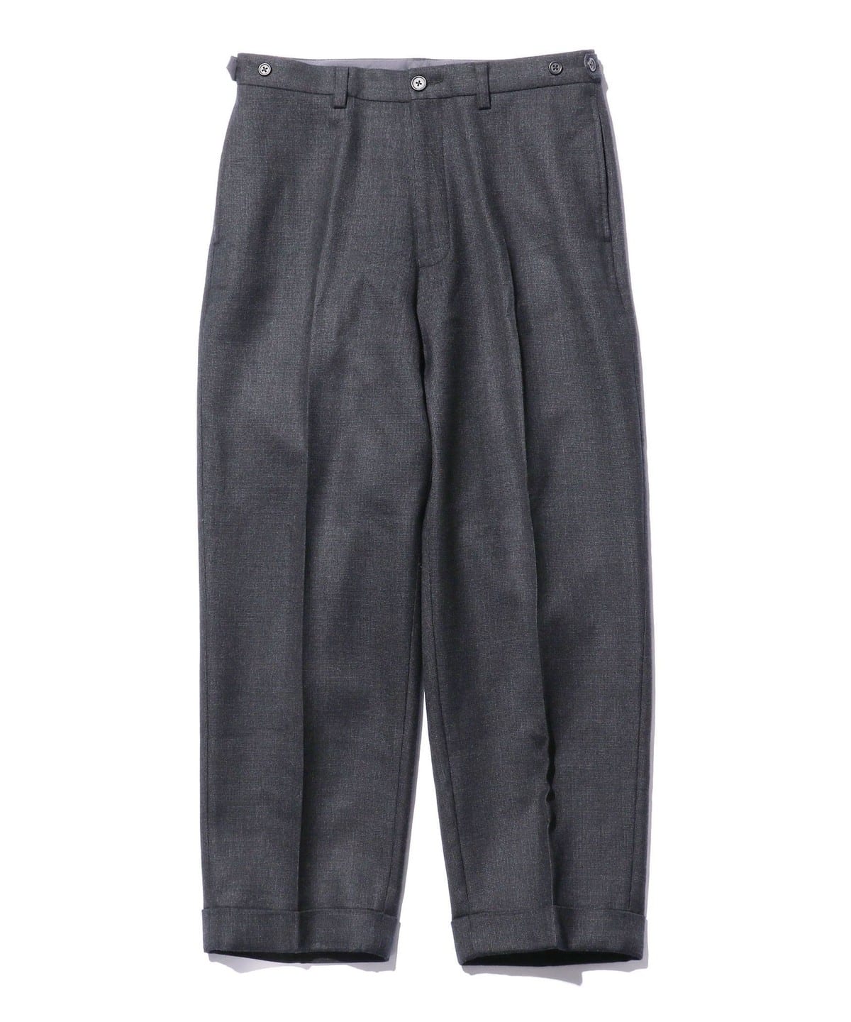 IVY Trousers Wide Wool Double Weave パンツ MEN NAVY L IVY Trousers Wide Wool Double Weave パンツ MEN NAVY L