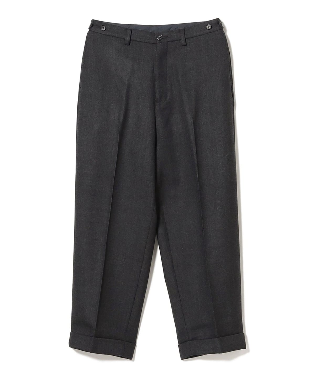 BEAMS PLUS 2 Pleats Tapered Twill ブラック BEAMS MEN｜BEAMS PLUS｜2プリーツ ツイル チノパンツ ビームスの百