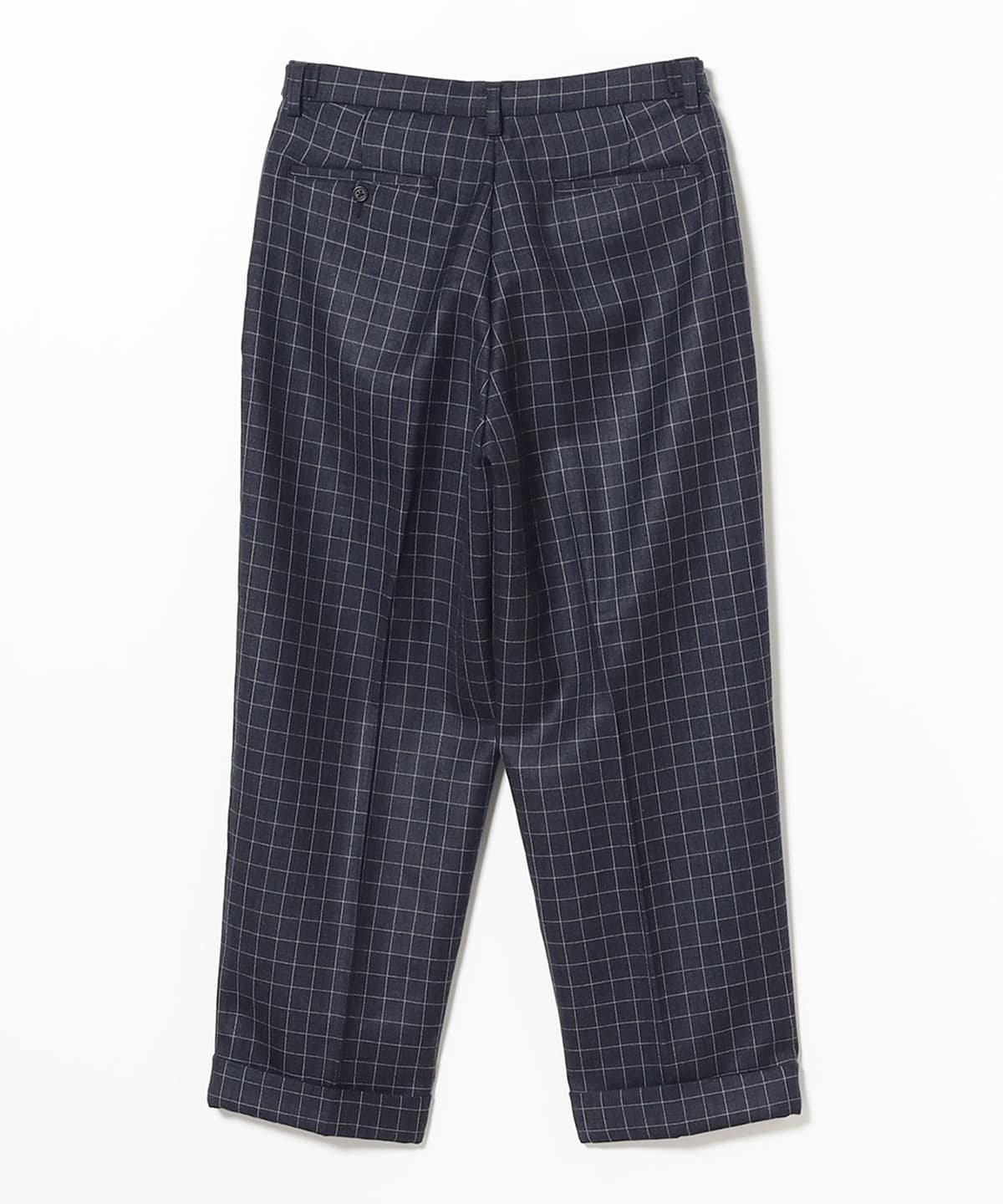 BEAMS PLUS（ビームス プラス）IVY Trousers Wide Wool Plaid Double
