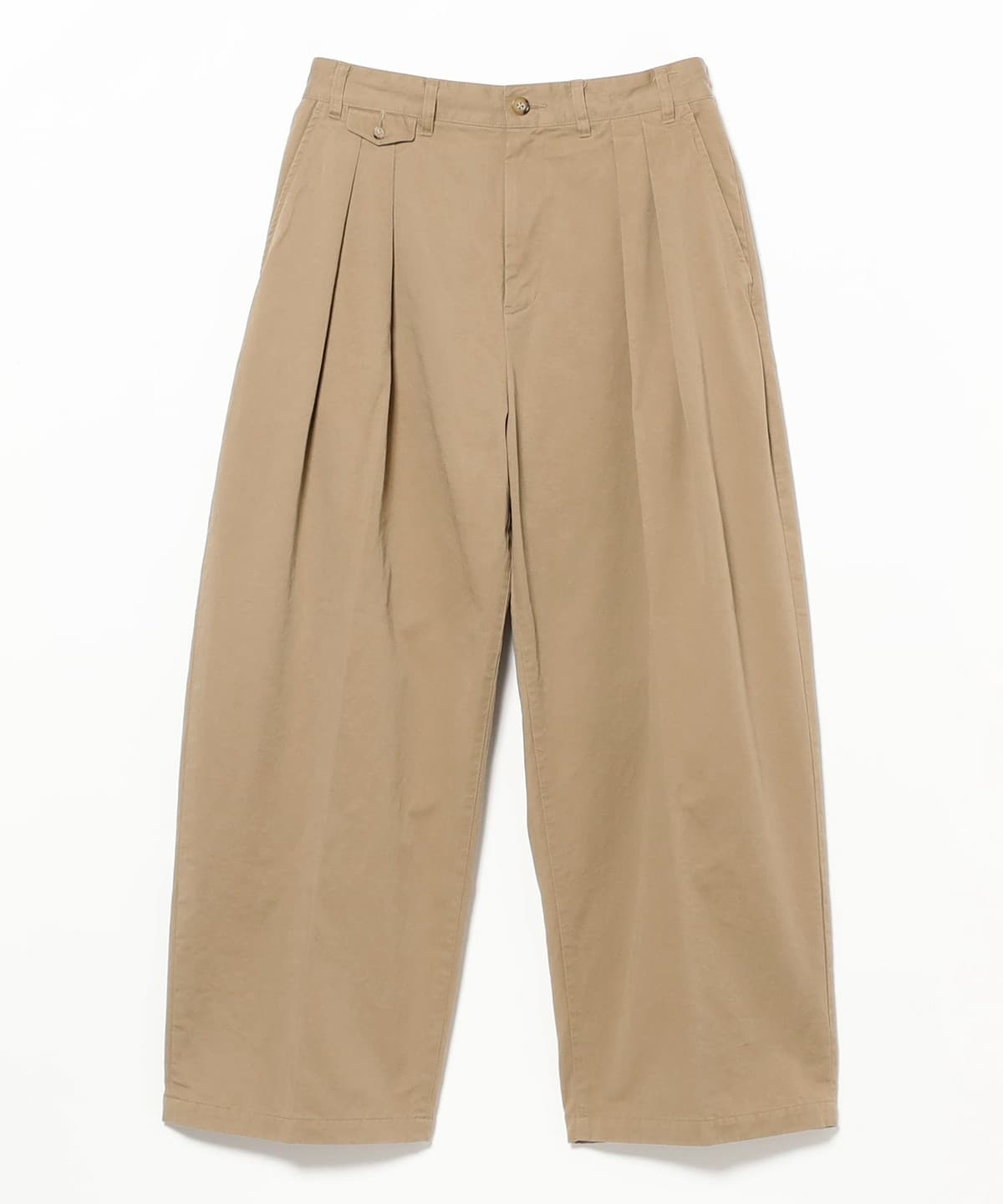 【別注】STUDIO NICHOLSON スタジオ ニコルソン / ALVY DOUBLE PLEAT PANT パンツ MEN TAN XS 【別注】STUDIO NICHOLSON スタジオ ニコルソン / ALVY DOUBLE PLEAT PANT パンツ MEN TAN XS