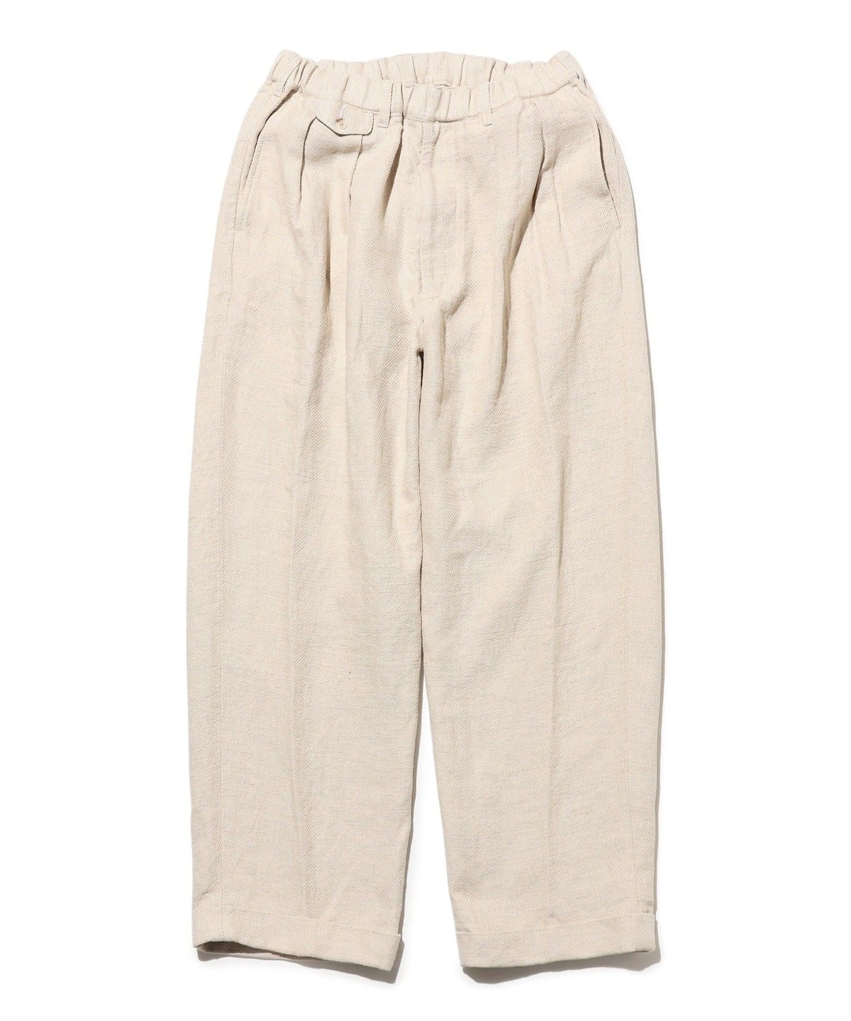 BEAMS PLUS（ビームス プラス）2 Pleats Relax Trousers COTTON Linen