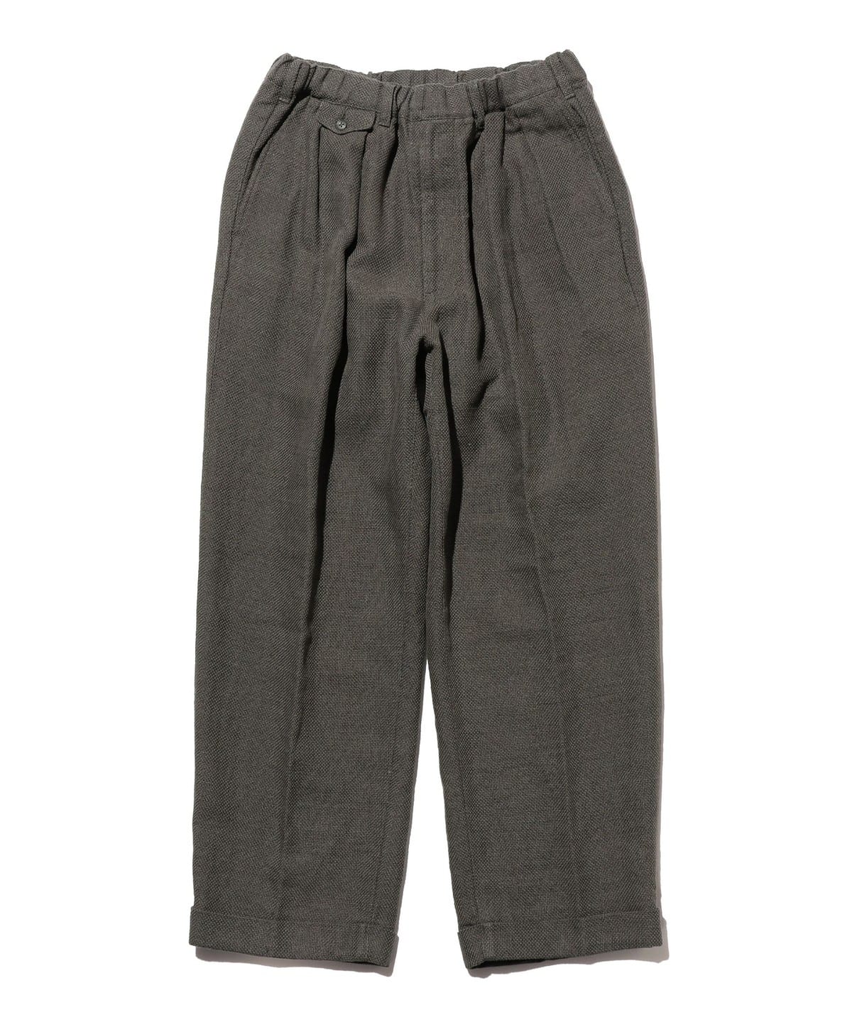 BEAMS PLUS（ビームス プラス）2 Pleats Relax Trousers COTTON Linen