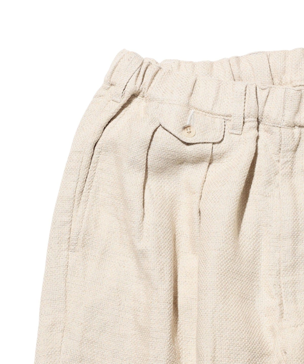 BEAMS PLUS（ビームス プラス）2 Pleats Relax Trousers COTTON Linen
